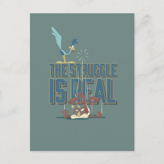 戦いはロードラ実在ンナ™とWile E. Coyote ポストカード (正面)