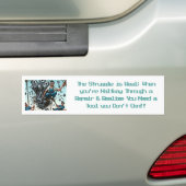 戦いは実在おもしろいBumper Stickers バンパーステッカー (車上)