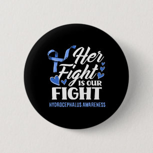 戦いは我々の戦いの娘Hydrocephalus Awareenesだ 缶バッジ