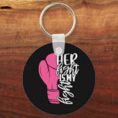 戦いは私の戦い乳がん認識度家族S キーホルダー (正面)