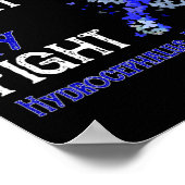 戦いは私の戦い水頭症認識度 ポスター (角)