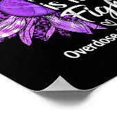 戦いは私の戦い紫色のヒマワリの過剰摂取 ポスター (角)