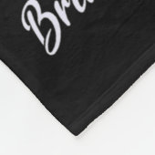 戦いは私の戦い脳動脈瘤認識度リボン フリースブランケット (角)