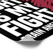 戦いは私の戦い脳動脈瘤認識度3 ポスター (角)