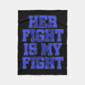 戦いは私の戦い運動失調患者である フリースブランケット (正面)