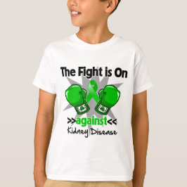 戦いは腎臓病に対してあります Tシャツ