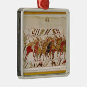 戦いをとのするためにHastingsを残している兵士 メタルオーナメント (右)