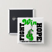 戦い信じ勝ち幹細胞移植ウォリアー 缶バッジ (正面&裏面)