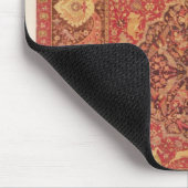 戦い動物の場面と飾られる敷物 マウスパッド (コーナー)