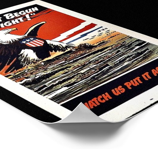 戦い始めたばかりだ! ポスター (角)