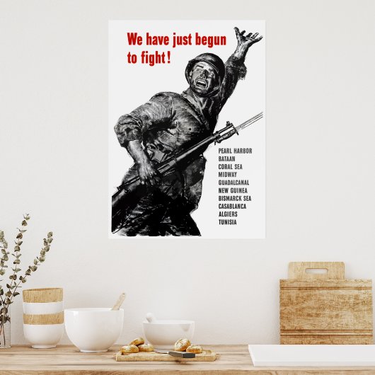 戦い始めたばかりだ! ポスター (キッチン)