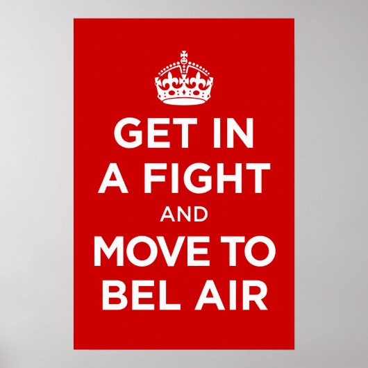 戦い始めてベルエアに移行する ポスター (正面)