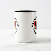 戦い山のマグ ツートーンマグカップ (中央)