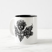 戦い生まれるAngelina (渡されるRt) ツートーンマグカップ (正面左)