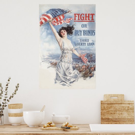 戦い買または絆 – WW1 ポスター (キッチン)