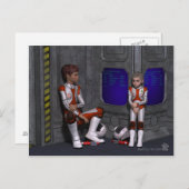 戦い過ぎ? ポストカード (正面/裏面)