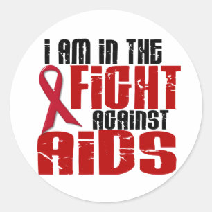 戦い1のエイズHIV ラウンドシール