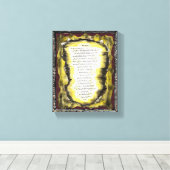 戦い キャンバスプリント (インサイチュ (ウッドフロア))