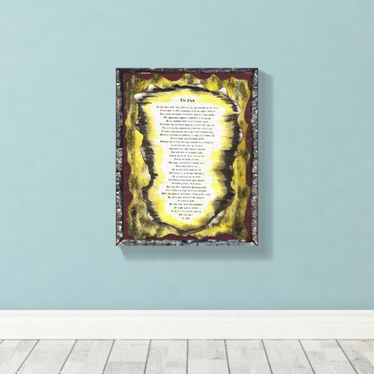 戦い キャンバスプリント (インサイチュ (ウッドフロア))