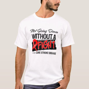 戦い-打撃の病気なしではダウン状態になりません Tシャツ