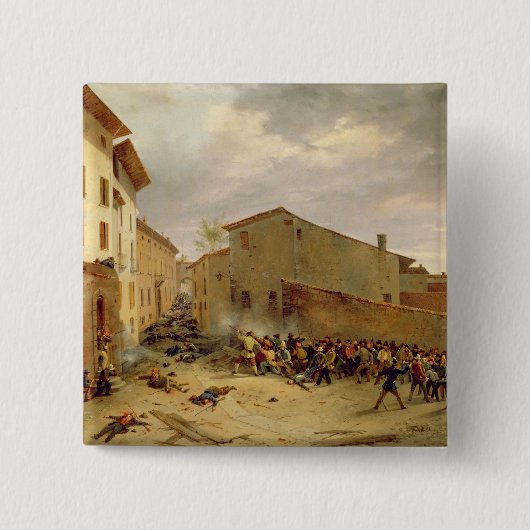 戦い 缶バッジ (正面)