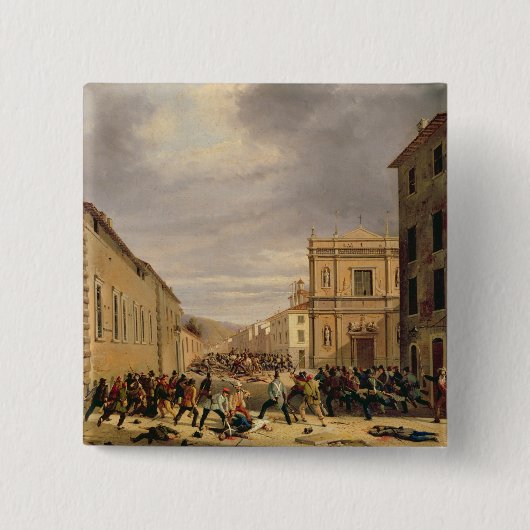 戦い 缶バッジ (正面)