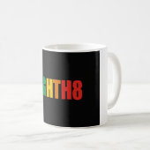 戦いH8 - .PNG コーヒーマグカップ (正面右)