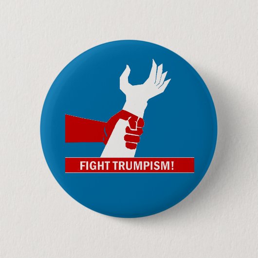 戦いTrumpism! 缶バッジ (正面)