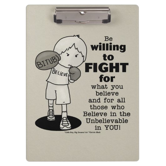 戦うことを決定 クリップボード (正面)