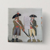 戦うこと準備ができている市民および市民 缶バッジ (正面)