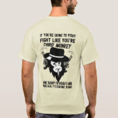 戦うんなら第三の猿のように戦え Tシャツ (裏面)