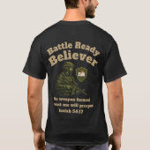 戦う信者 Tシャツ (裏面)