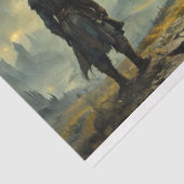 戦う前の黒い戦士と魔法城 薄葉紙 (詳細)