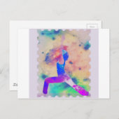 戦う女神ヨガシリーズ ポストカード (正面/裏面)