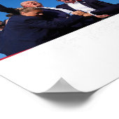 戦う戦いトランプ2024投票トランプ ポスター (角)