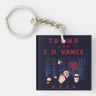 戦う戦いトランプVANCE 2024 キーホルダー