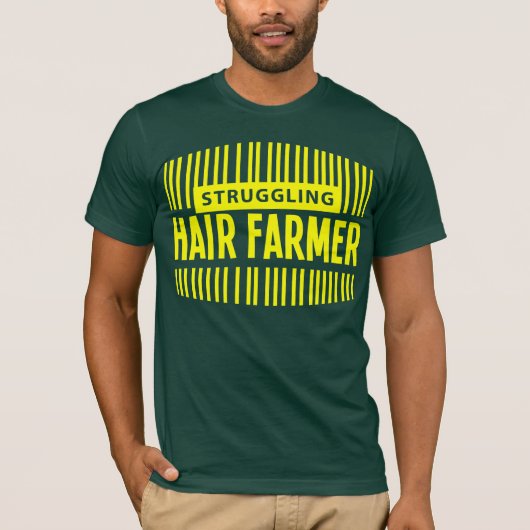 戦う毛の農家 Tシャツ (正面)