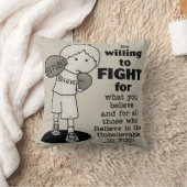 戦う気がある クッション (ブランケット)