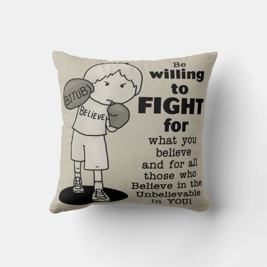 戦う気がある クッション (裏面)