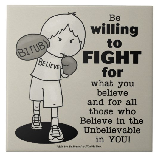 戦う気がある タイル (正面)