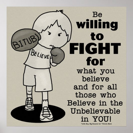 戦う気がある ポスター (正面)