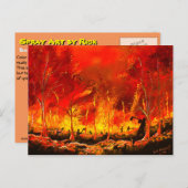 戦う火 ポストカード (正面/裏面)