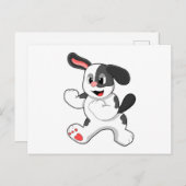 戦う犬 ポストカード (正面/裏面)