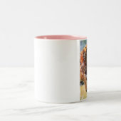 戦う虎 ツートーンマグカップ (中央)