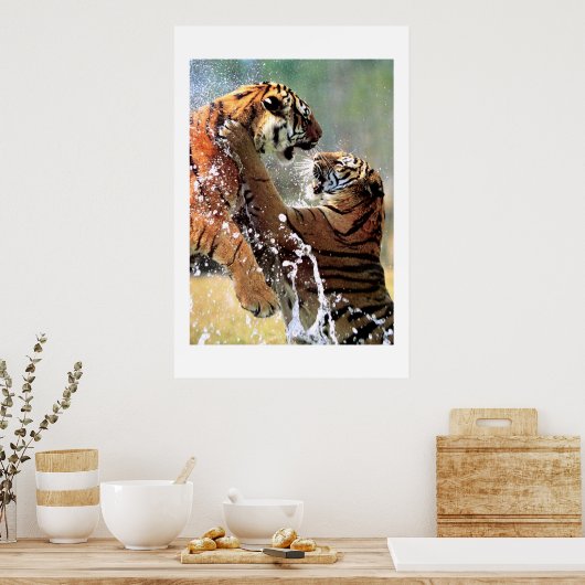 戦う虎 ポスター (キッチン)