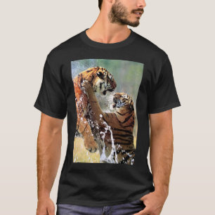 戦う虎 Tシャツ