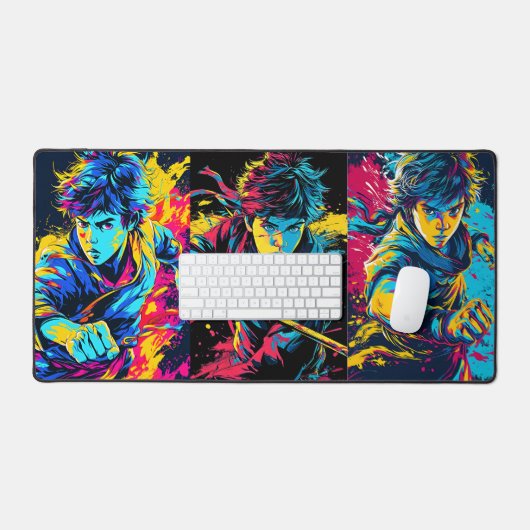 戦う魂 デスクマット (キーボード&マウス)