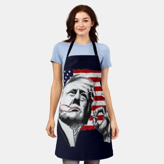 戦う エプロン (着用した状態)