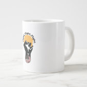 戦う、戦う、戦う ジャンボコーヒーマグカップ (正面右)