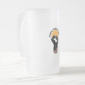 戦う、戦う、戦う フロストグラスビールジョッキ (正面左)